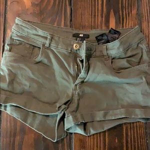 Olive Khaki Shorts